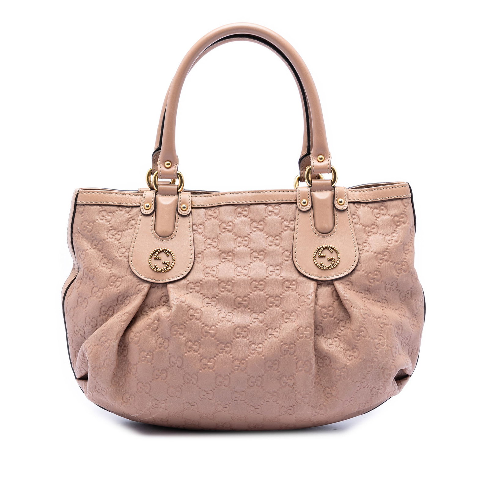 Gucci Guccissima Scarlett Embossed Leather Tote Bag Brown Italy: Gucci Guccissima Scarlett Embossed Leather Tote Bag Brown Italy The Guccissima Scarlett Tote is crafted from embossed leather and features rolled leather handles, an open top with magnetic snap closur
