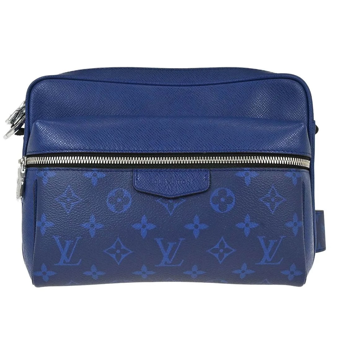 Louis Vuitton Taigarama Monogram Blue Leather Bum Bag: Louis Vuitton Taigarama Monogram Blue Leather Bum Bag This Louis Vuitton Outdoor BumBag from the Monogram Taigarama collection is crafted from blue leather and designed for unisex use. Made in Italy, 