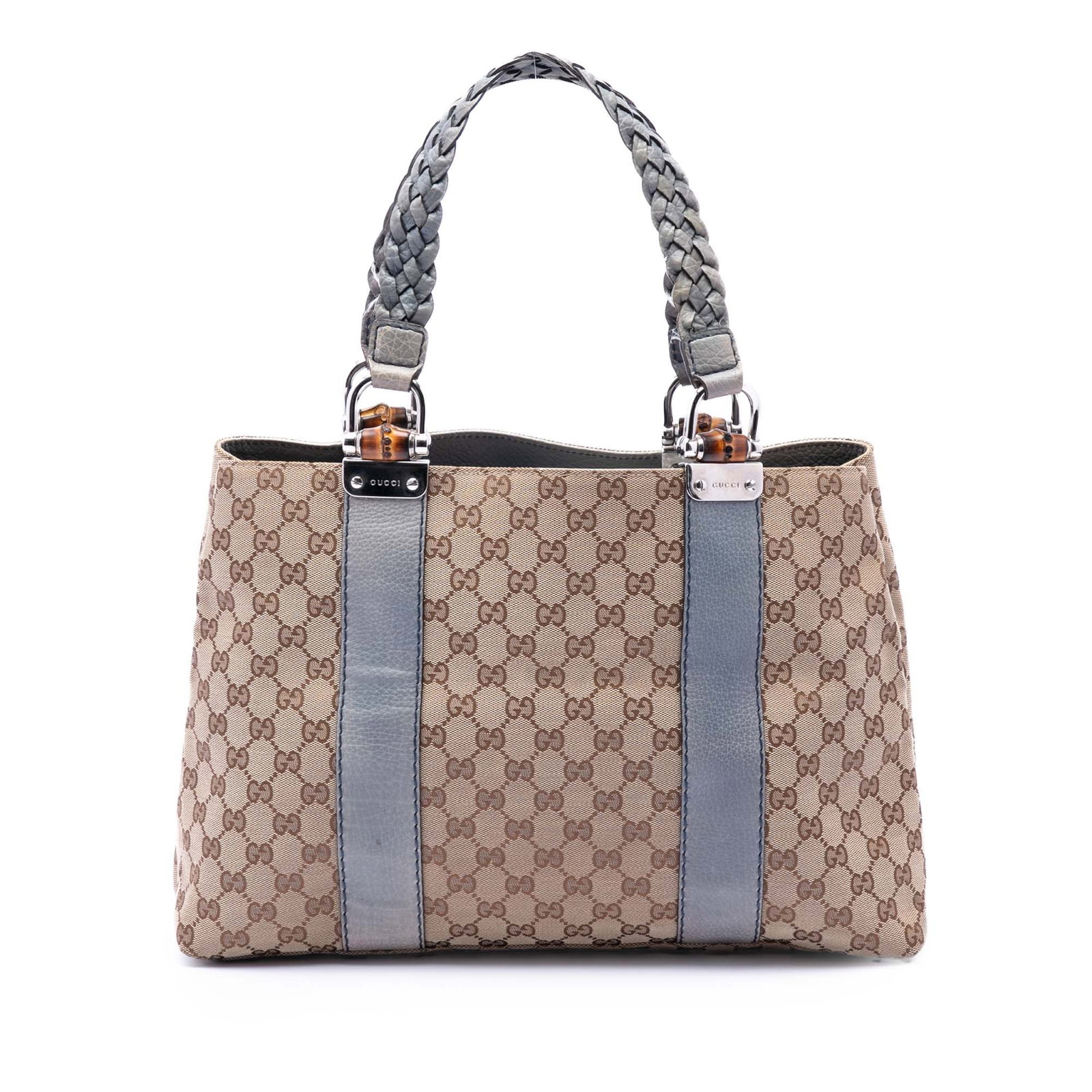 Gucci Sukey Beige GG Canvas Shoulder Bag: Gucci Sukey Beige GG Canvas Shoulder Bag Gucci GG Canvas Sukey shoulder bag crafted with a canvas body and leather trim. This shoulder bag features a flat leather strap, top zip closure, and an interi
