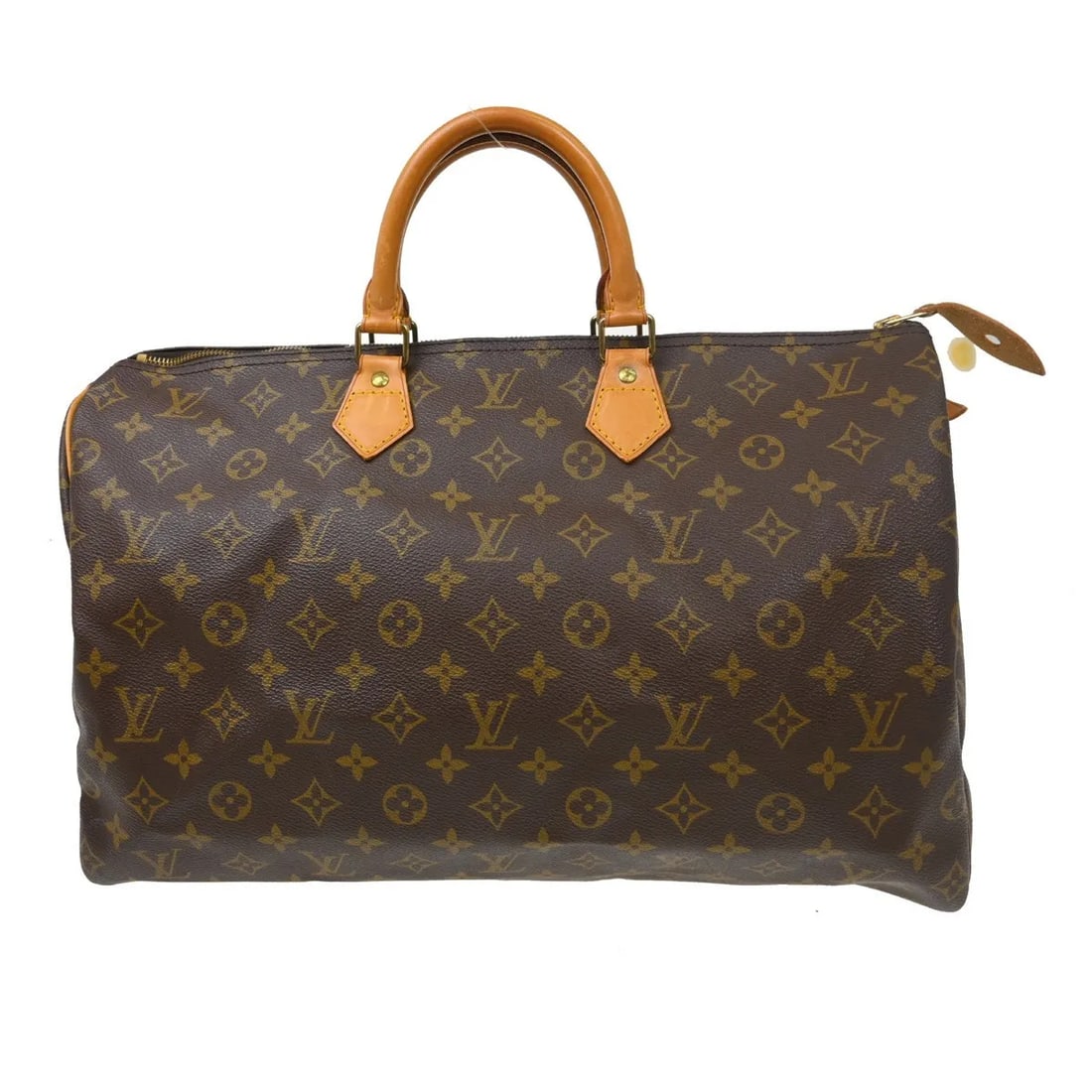 Louis Vuitton Speedy Brown Canvas Handbag 40cm x 26cm x 19cm: Louis Vuitton Speedy Brown Canvas Handbag 40cm x 26cm x 19cm Louis Vuitton Speedy handbag in brown monogram canvas. This women's bag is made in France and is presented in good condition with visible w