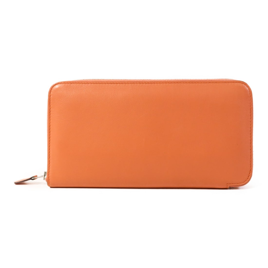 HERMES Azap Long Wallet Swift Leather Pink PHW: HERMES Azap Long Wallet Swift Leather Pink PHW Introducing the HERMES Azap Long Wallet, crafted from luxurious Swift Leather made of fine calfskin. This elegant wallet features a striking flamingo pin