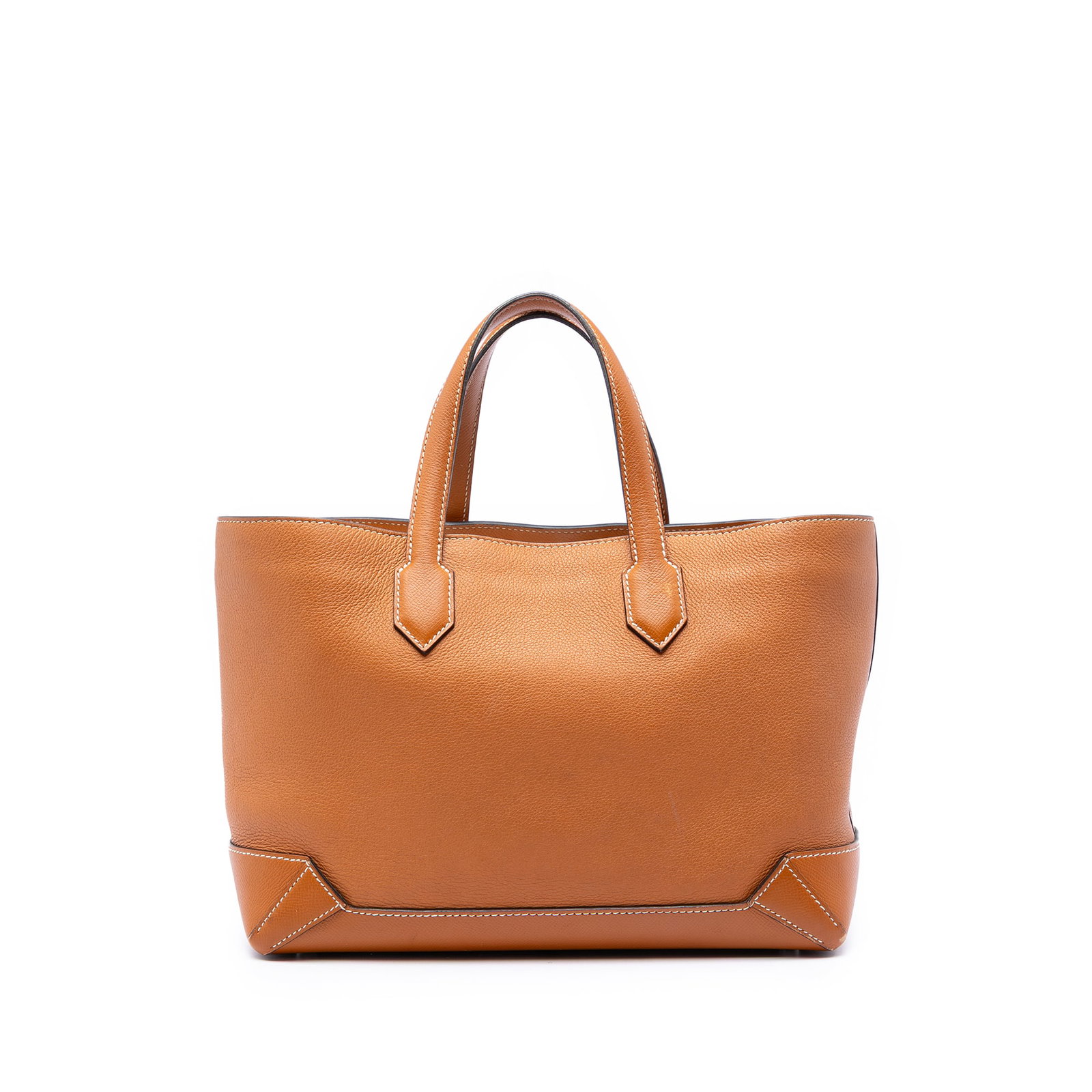 Hermes Gold Leather Maxibox Cabas 30 Tote: Hermes Gold Leather Maxibox Cabas 30 Tote The Hermes Evercolor Epsom Maxibox Cabas 30 is crafted from Gold color Evercolor and Epsom leather, offering a structured and stylish look. It features flat l