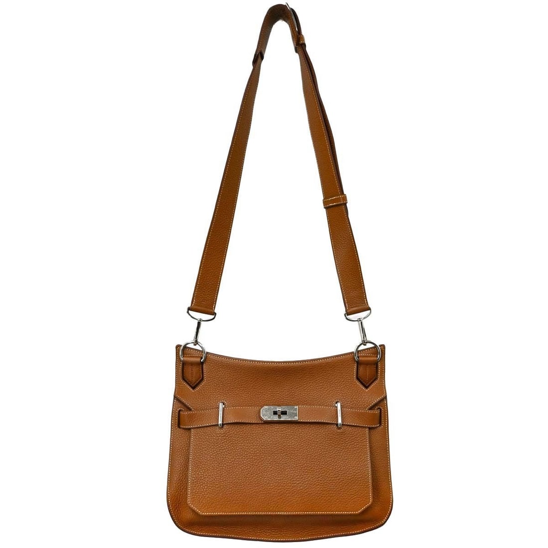 Hermes Jypsiere 31 Shoulder Bag Gold Taurillon Clemence Leather (1 of 15)