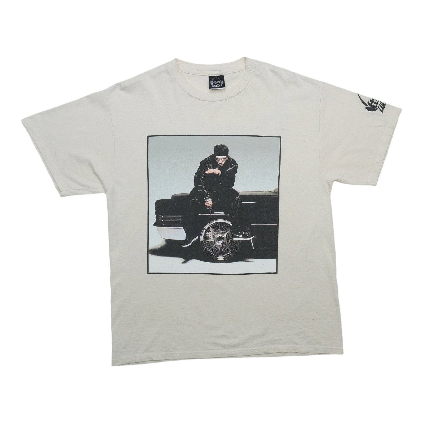 Vintage 2000s Nelly Pimp Juice White Cotton Shirt (1 of 5)