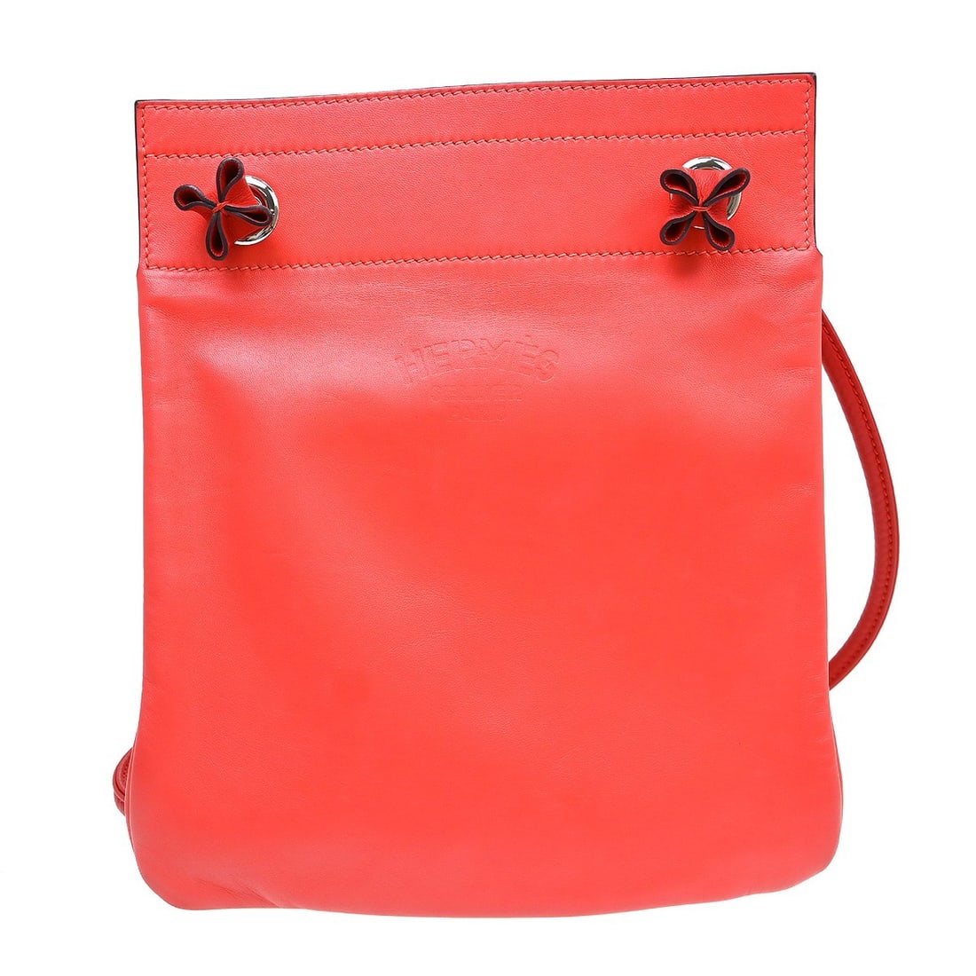Hermes Aline PM Mini Shoulder Bag Rose Azalee Swift Leather: Hermes Aline PM Mini Shoulder Bag Rose Azalee Swift Leather Vintage Hermes Aline Mini shoulder bag in Rose Azalee Swift leather. This small shoulder bag features a pink leather strap, pink lining, and