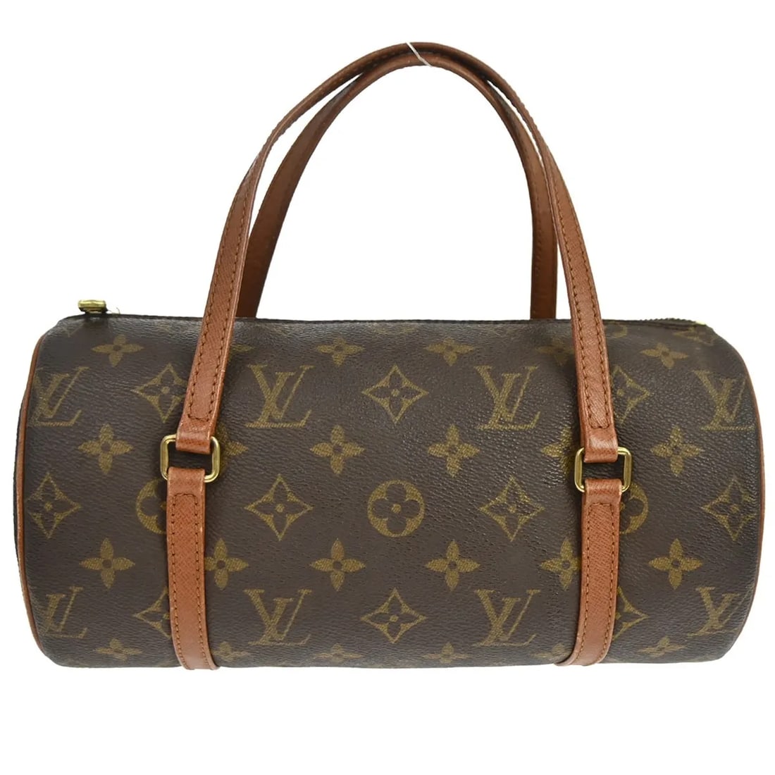 Louis Vuitton Monogram Canvas Papillon Handbag: Louis Vuitton Monogram Canvas Papillon Handbag This Louis Vuitton Papillon Handbag features the iconic Monogram Canvas in brown and is designed for women. Crafted in France, it showcases the classic P