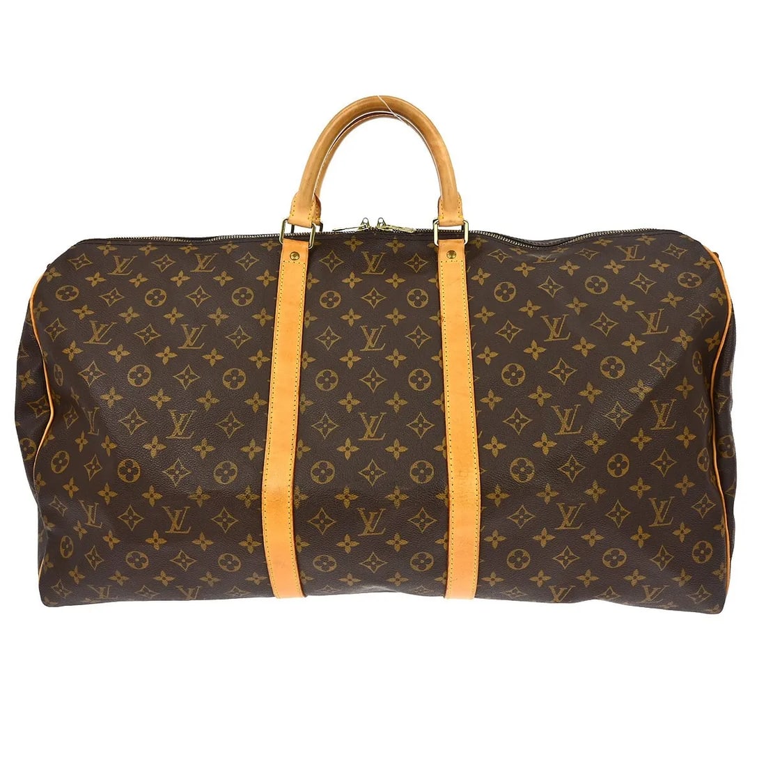 Louis Vuitton Keepall Bandouliere Monogram Canvas Travel Bag: Louis Vuitton Keepall Bandouliere Monogram Canvas Travel Bag This Louis Vuitton Keepall Bandouliere Bag is crafted from signature monogram canvas in classic brown. Designed for unisex use, it is made 