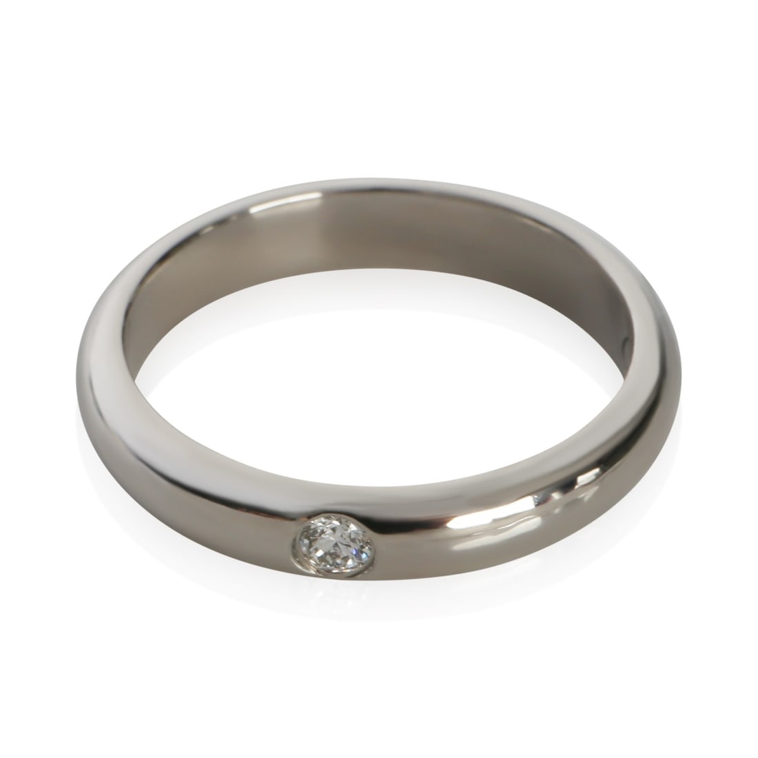 Cartier 1895 Platinum Diamond Band Ring Size 6.25 (1 of 5)