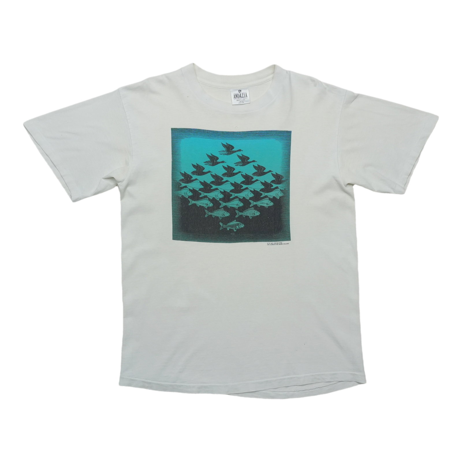 Vintage 1990s M.C. Escher Cotton Graphic Tee Large (1 of 10)