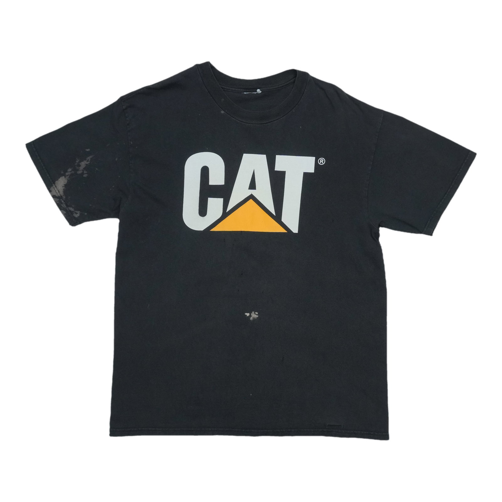 Vintage 1990s Caterpillar CAT Black Cotton Shirt (1 of 6)