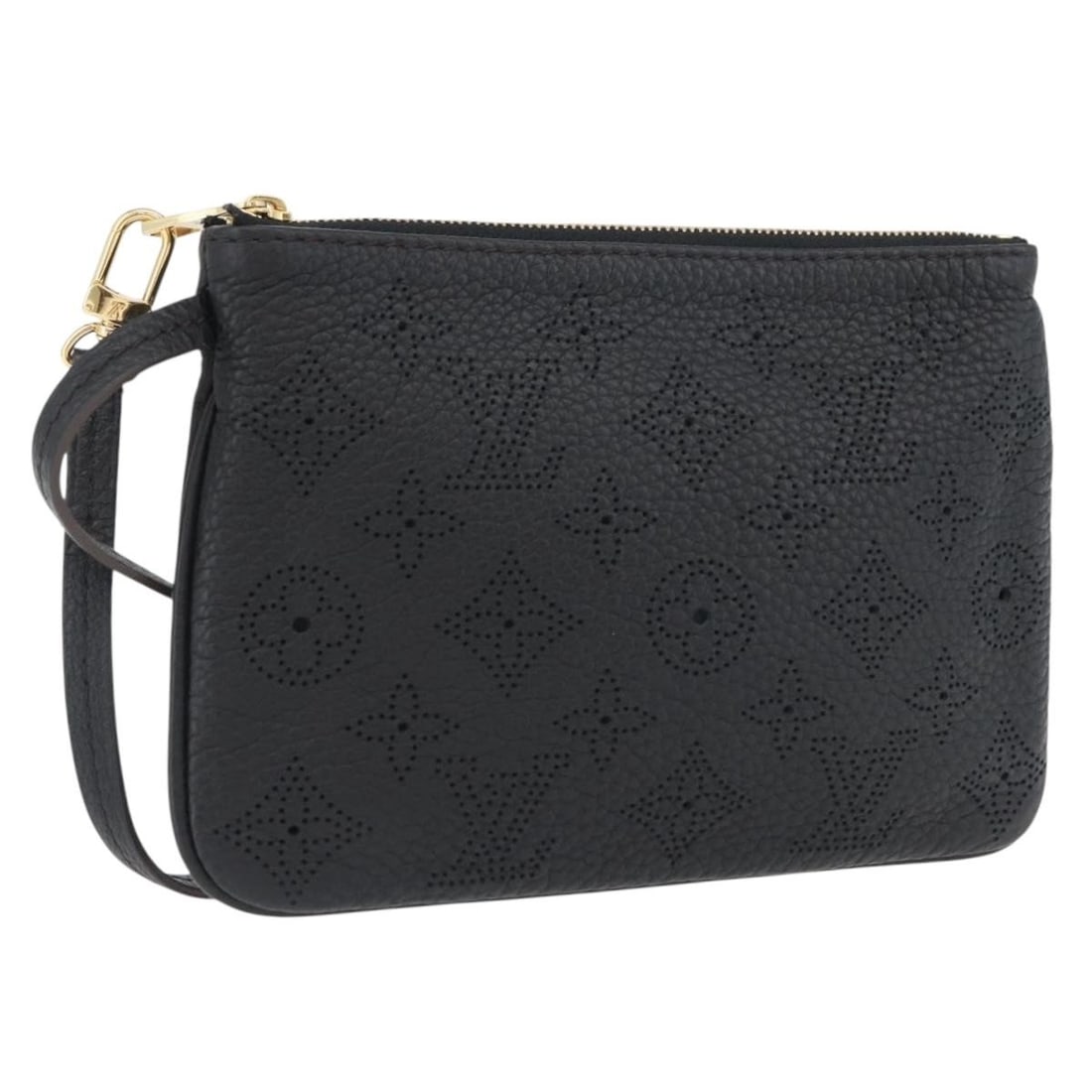 Mahina Selene PM Black Leather Women's Pouch by Louis Vuitton M94314: Mahina Selene PM Black Leather Women's Pouch by Louis Vuitton M94314 This Louis Vuitton Mahina Selene PM pouch is crafted from black leather and designed for women. It features a compact and elegant s