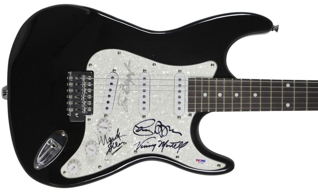 Vanilla Fudge Signed Electric Guitar by Appice Bogert Stein PSA/DNA: Vanilla Fudge Signed Electric Guitar by Appice Bogert Stein PSA/DNA This authentic electric guitar is a collector's dream, featuring the signatures of legendary Vanilla Fudge members Carmine Appice, T
