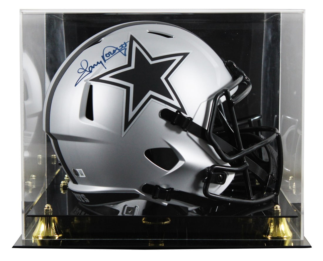 Tony Dorsett Autographed Dallas Cowboys Rave Full Size Helmet with BAS Authentication (1 of 4)