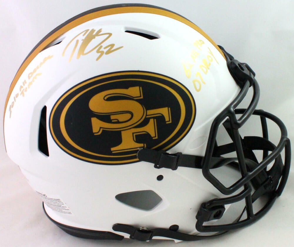 Patrick Willis autographed San Francisco 49ers Lunar FS helmet Beckett with 3 inscriptions (1 of 10)