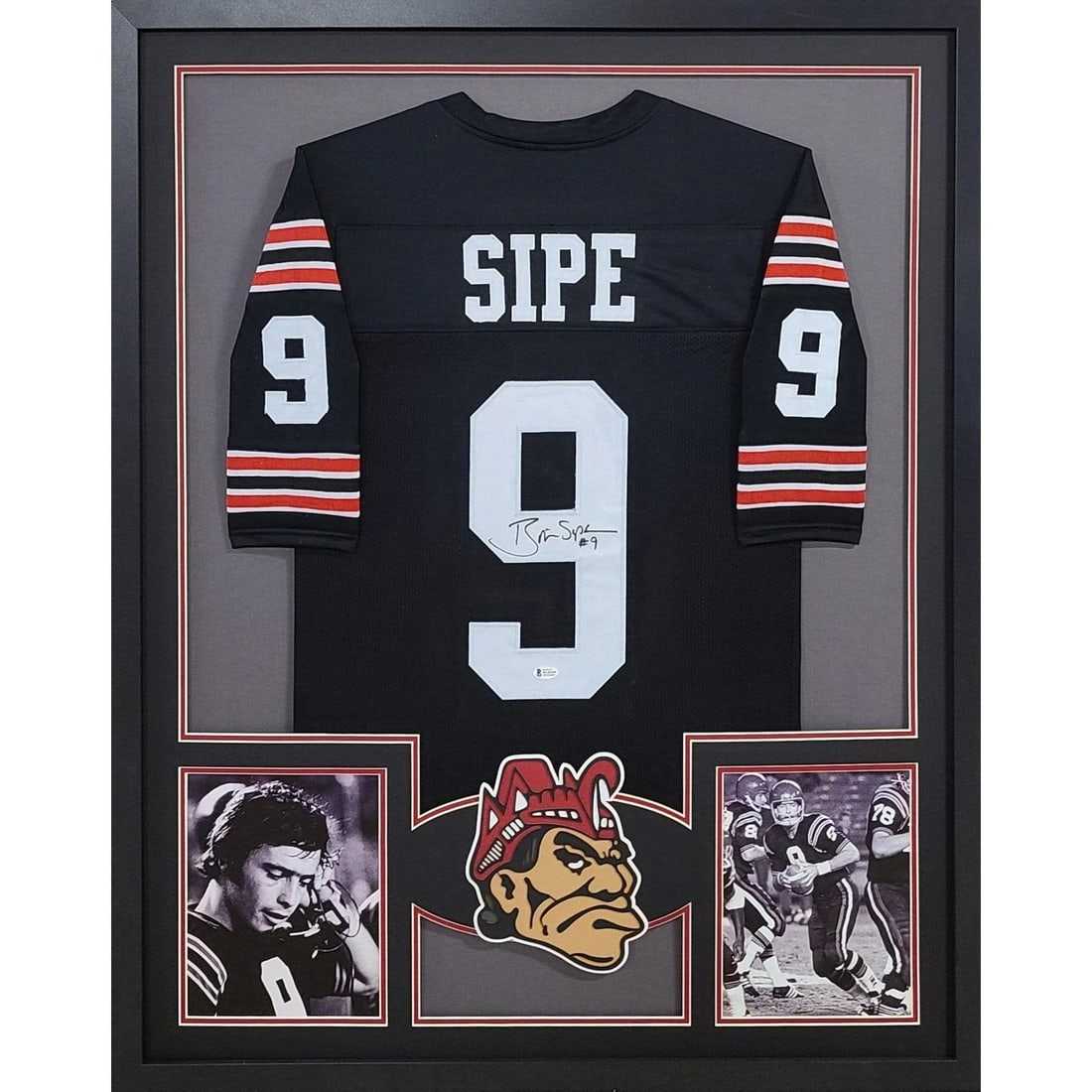Brian Sipe Signed Jersey Framed Beckett Authenticated San Diego State (1 of 2)