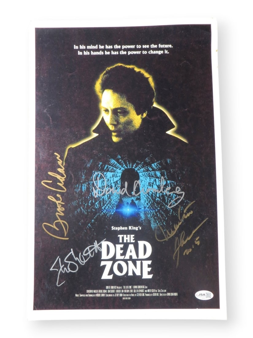 11X17 The Dead Zone photo autographed by Martin Sheen Brooke Adams and 2 JSA (1 of 4)