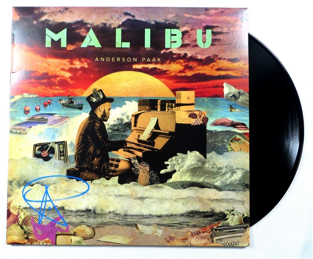 Beckett Authenticated Anderson .Paak Malibu Signed Album Cover: Beckett Authenticated Anderson .Paak Malibu Signed Album Cover Autographed record album cover for Malibu signed by Anderson .Paak. The item is described as original and authenticated by Beckett Authen