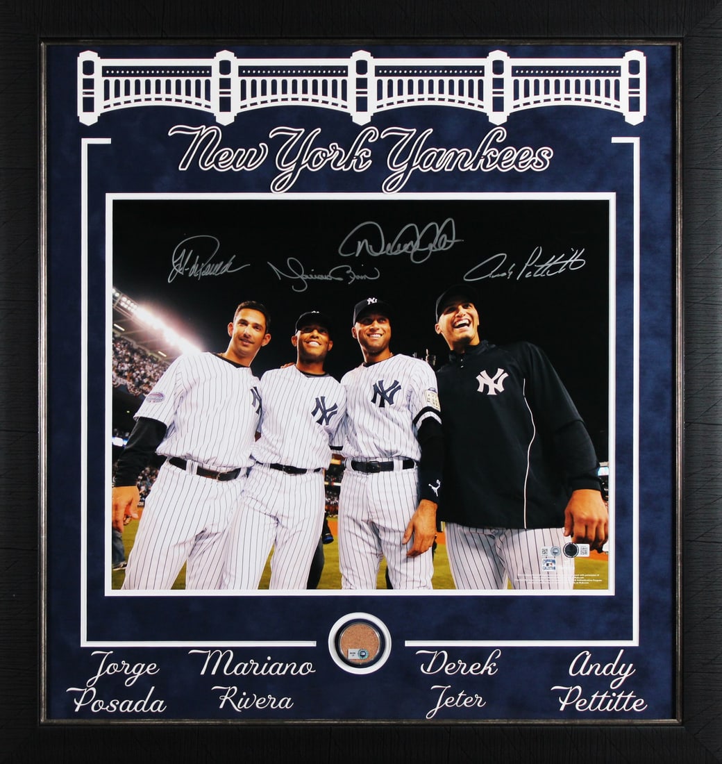Yankees Core Four Signed 16x20 Photo with Beckett COA (1 of 3)