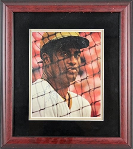 Framed 8x11 Magazine Page Signed by Roberto Clemente JSA Authenticated (1 of 5)
