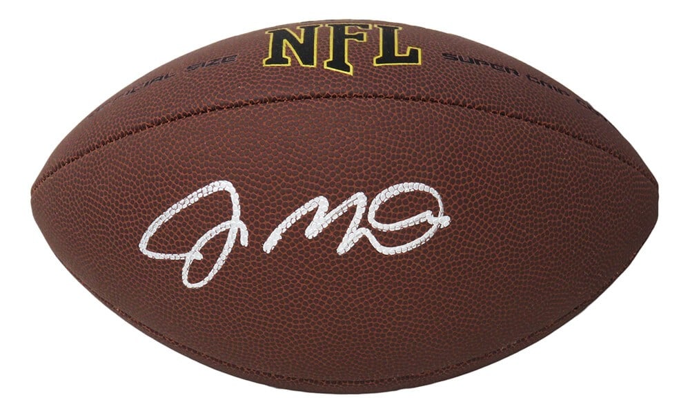 Joe Montana Signed Wilson Super Grip NFL Football with Fanatics COA (1 of 1)