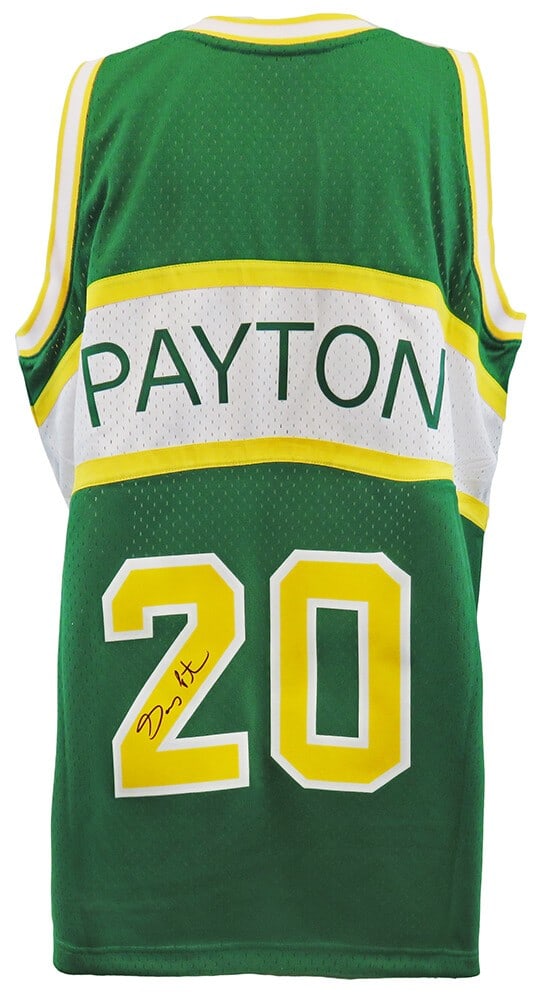 Gary Payton Signed 1994 Supersonics Mitchell & Ness Jersey with COA (1 of 2)