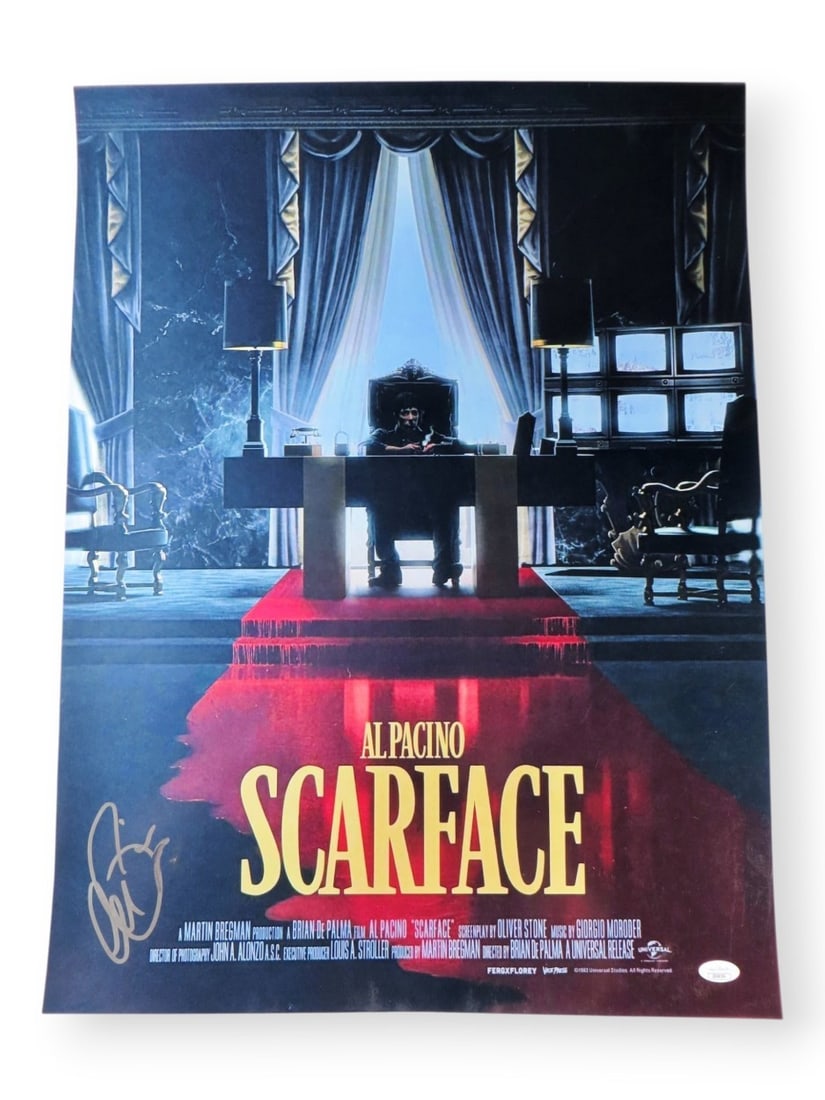 Al Pacino autographed 18X24 Scarface photo with JSA LOA (1 of 4)