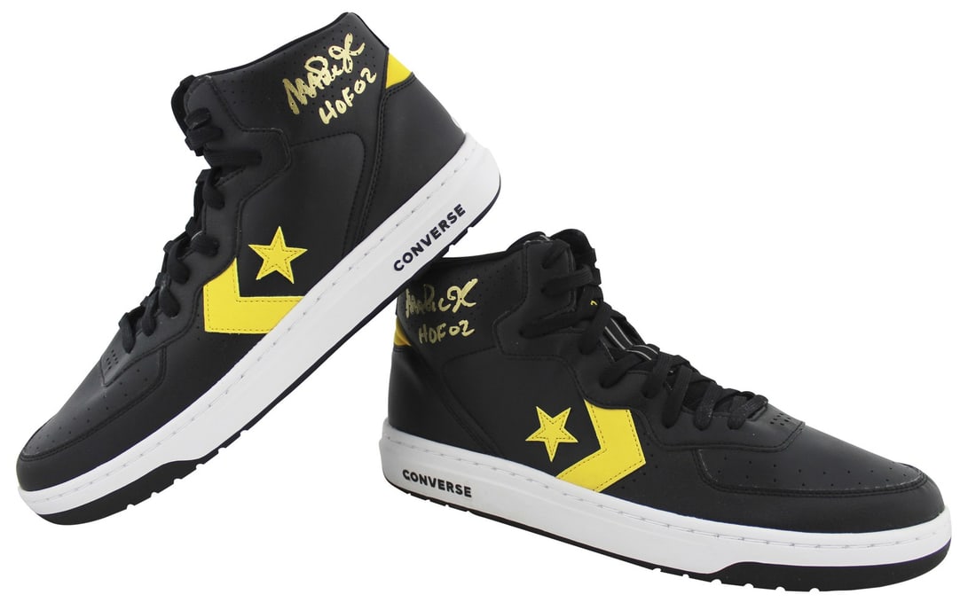 Magic Johnson signed Converse Rival Mid size 13 shoes BAS box (1 of 9)