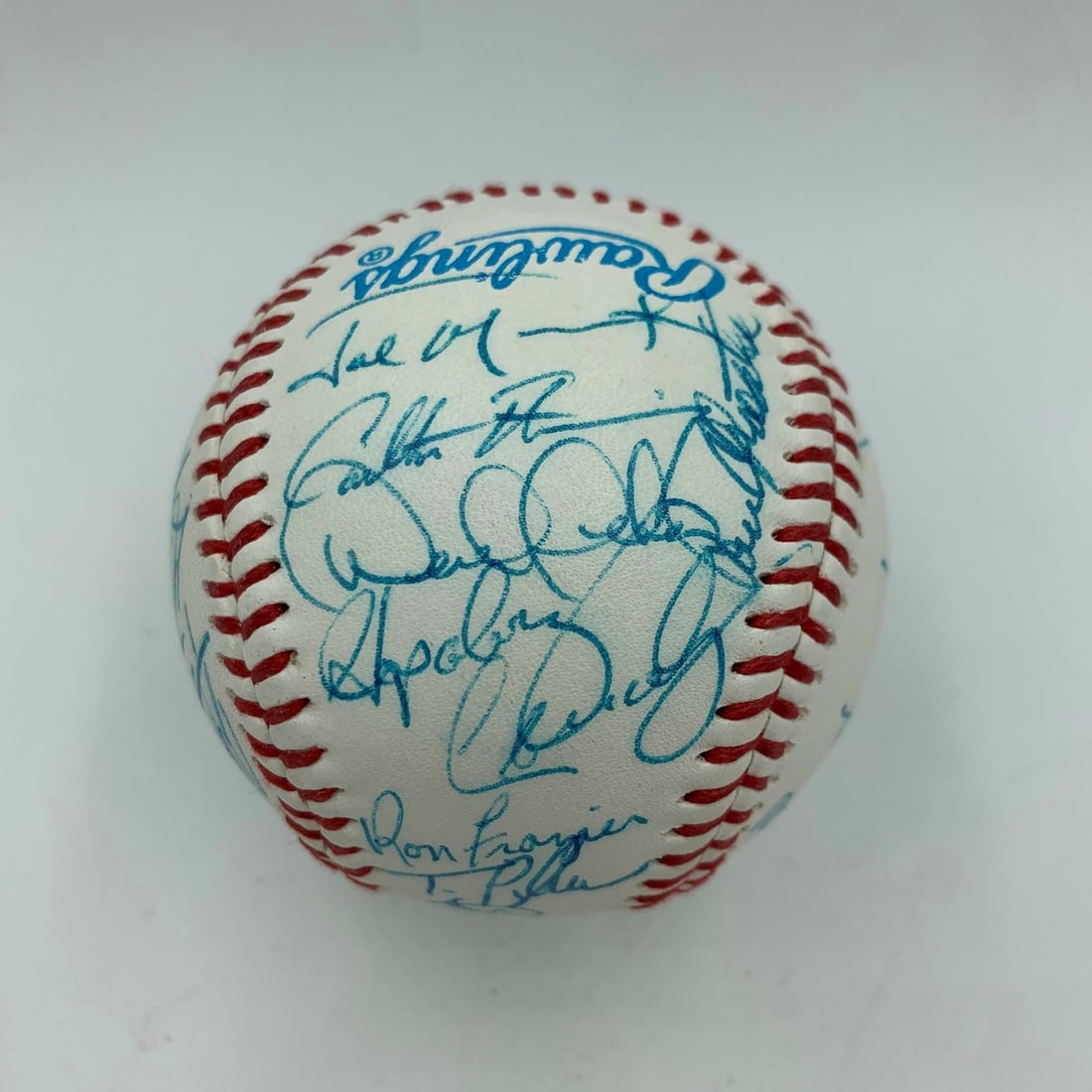 Mint Derek Jeter Mariano Rivera 1995 Columbus Clippers Signed Baseball PSA DNA (1 of 9)