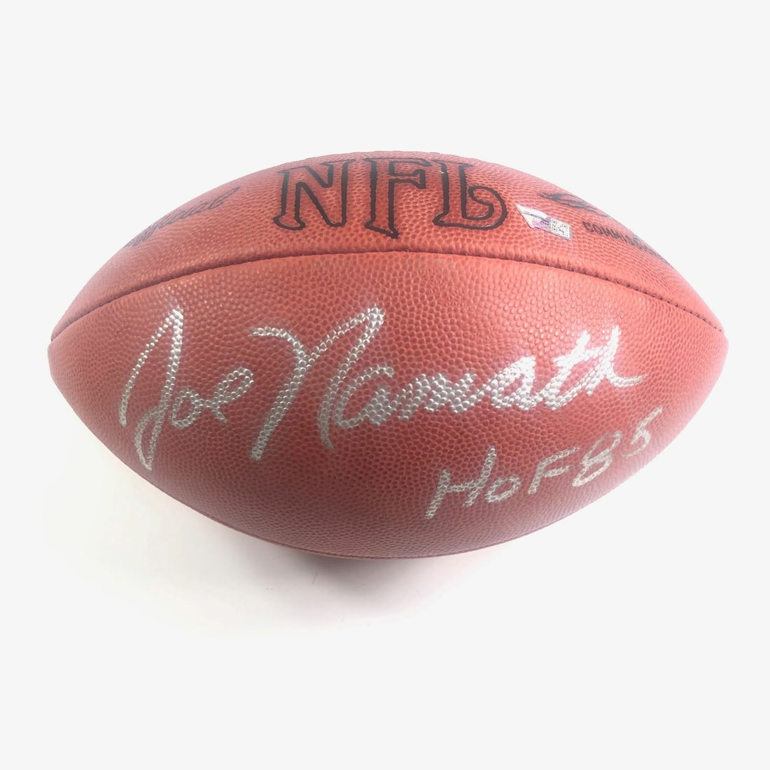 PSA authenticated Joe Namath autographed football HOF 85 New York Jets (1 of 3)