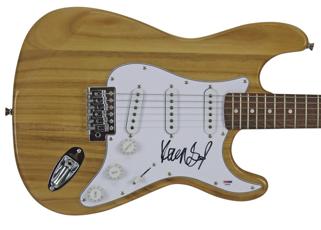 PSA Certified Kate Nash Signed Huntington Pro Natural Electric Guitar (1 of 3)
