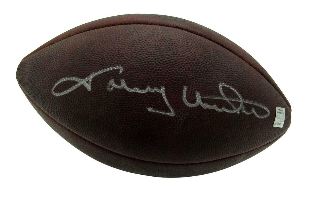 Johnny Unitas autographed Baltimore Colts Wilson Official Duke football JSA: Johnny Unitas autographed Baltimore Colts Wilson Official Duke football JSA This is an original Wilson Official Duke football signed by Johnny Unitas, legendary quarterback of the Baltimore Colts. The