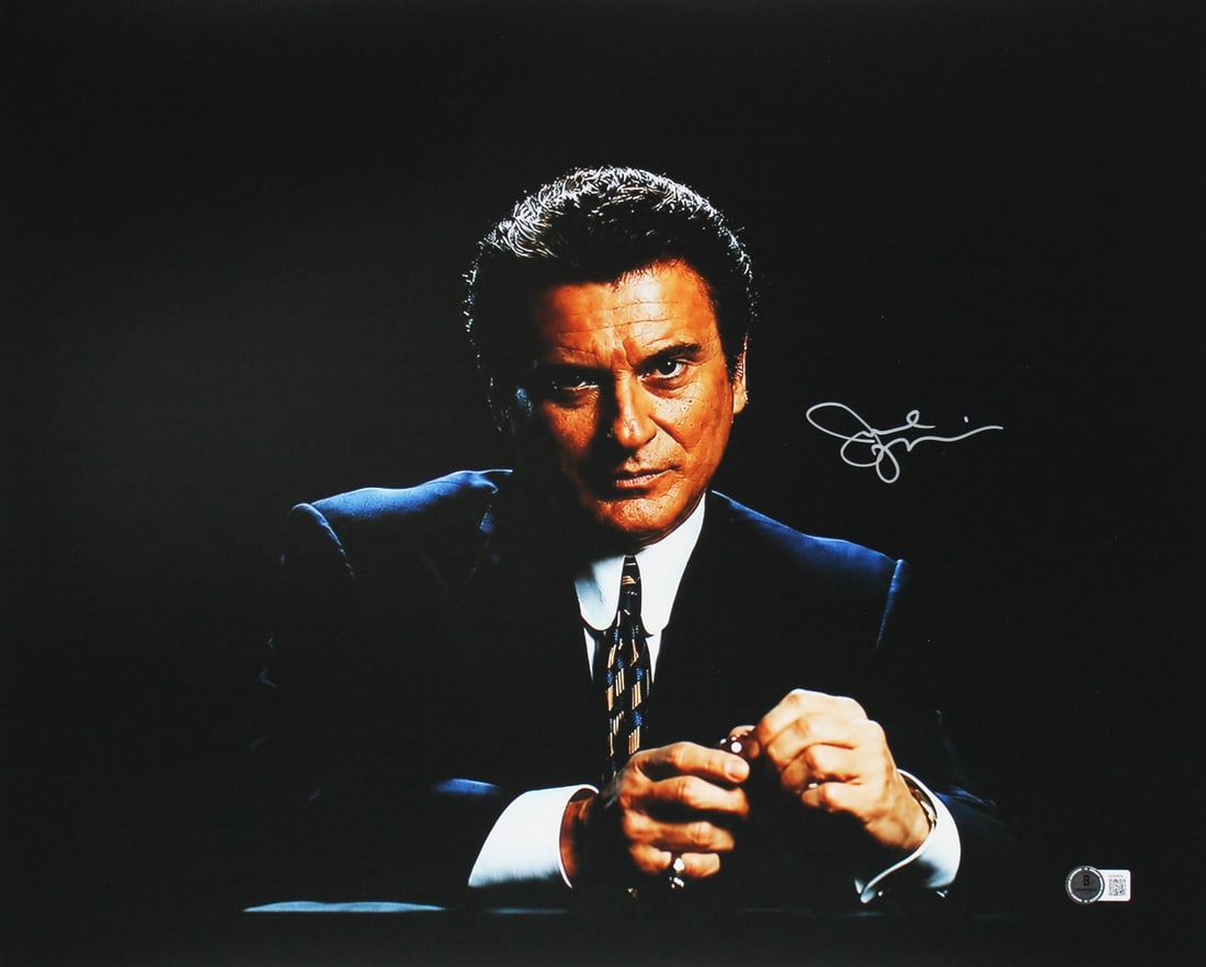 Autographed 16x20 Blackout Photo Joe Pesci Casino Beckett BAS LOA (1 of 3)