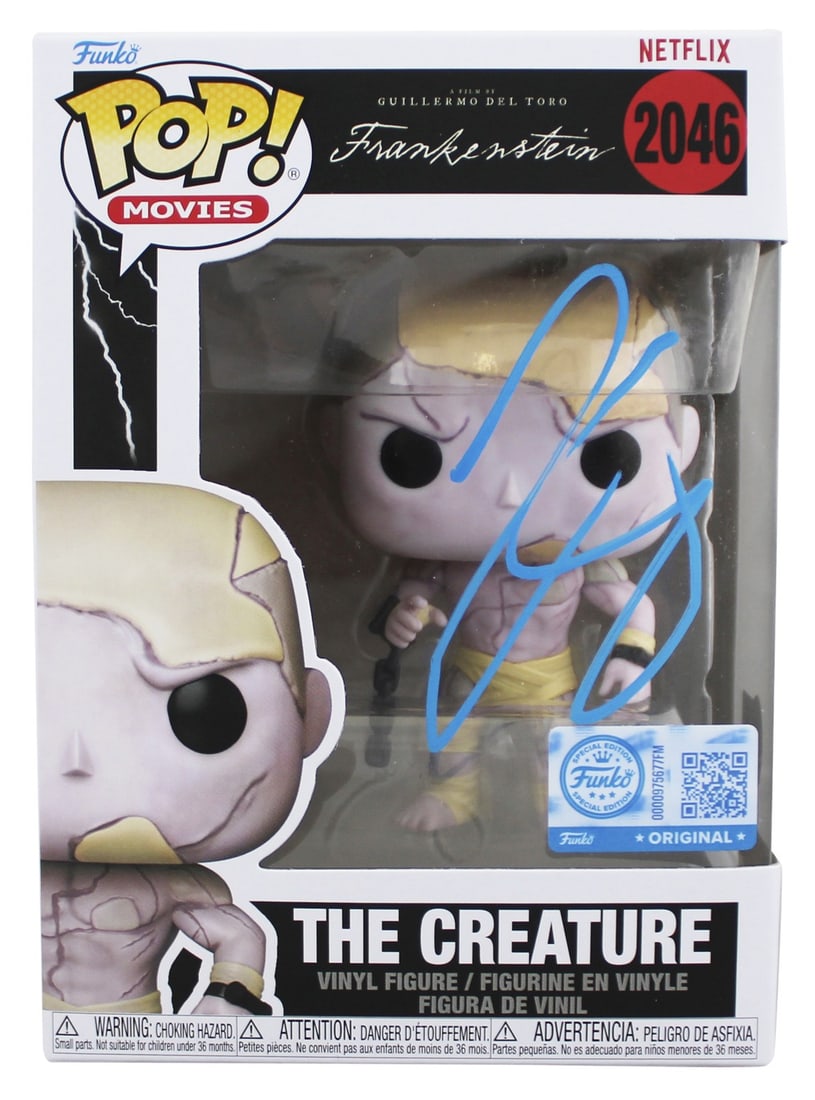 Beckett signed Jacob Elordi Creature #2046 Funko Pop vinyl figure (1 of 7)