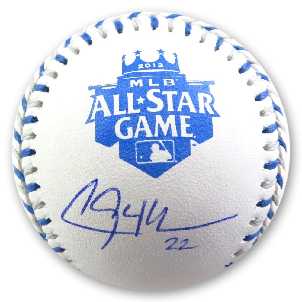 Clayton Kershaw Autographed 2012 All-Star Game Baseball Beckett Authenticated Dodgers (1 of 2)