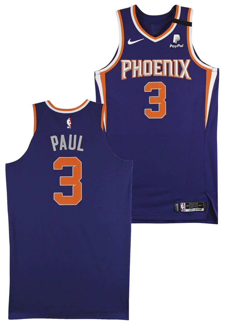 Chris Paul Phoenix Suns Game Worn NBA Jersey Size 48 +6 LOA (1 of 9)
