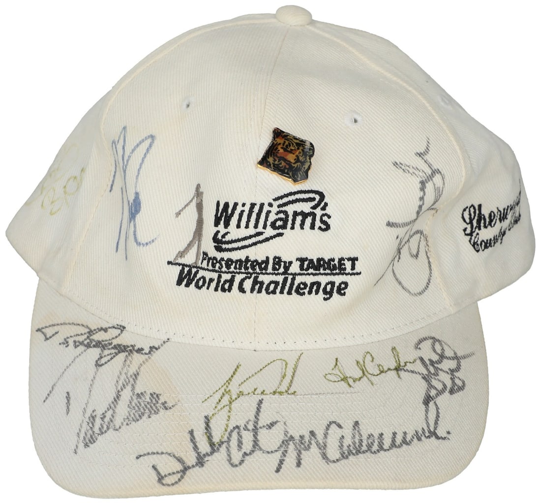 Williams World Challenge Cap 10 Golf Signatures Beckett COA (1 of 8)