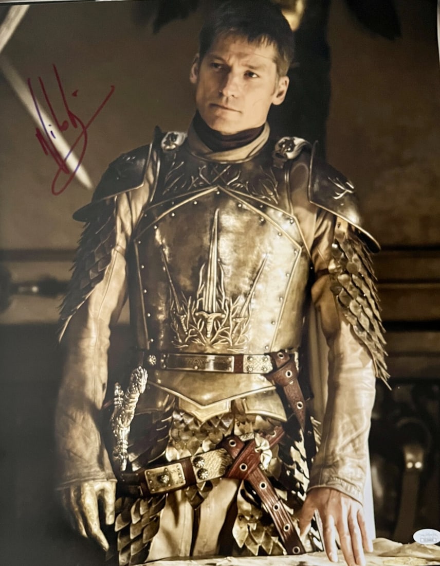 Nikolaj Coster-Waldau Signed 16x20 Color Photo JSA EE39909 Game of Thrones: Nikolaj Coster-Waldau Signed 16x20 Color Photo JSA EE39909 Game of Thrones This stunning 16x20 color photograph features the autograph of Nikolaj Coster-Waldau, renowned for his role in Game of Throne
