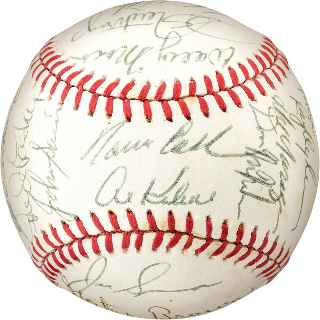 1968 Detroit Tigers Team Signed Baseball with PSA DNA Authentication (1 of 7)