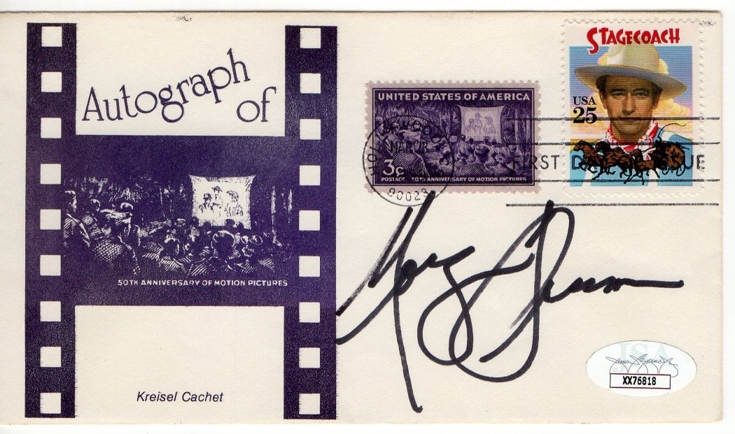 Morgan Freeman JSA authenticated first day cover with signature: Morgan Freeman JSA authenticated first day cover with signature This is an original First Day Cover card signed by Hollywood legend Morgan Freeman. The autograph has been authenticated by James Spence