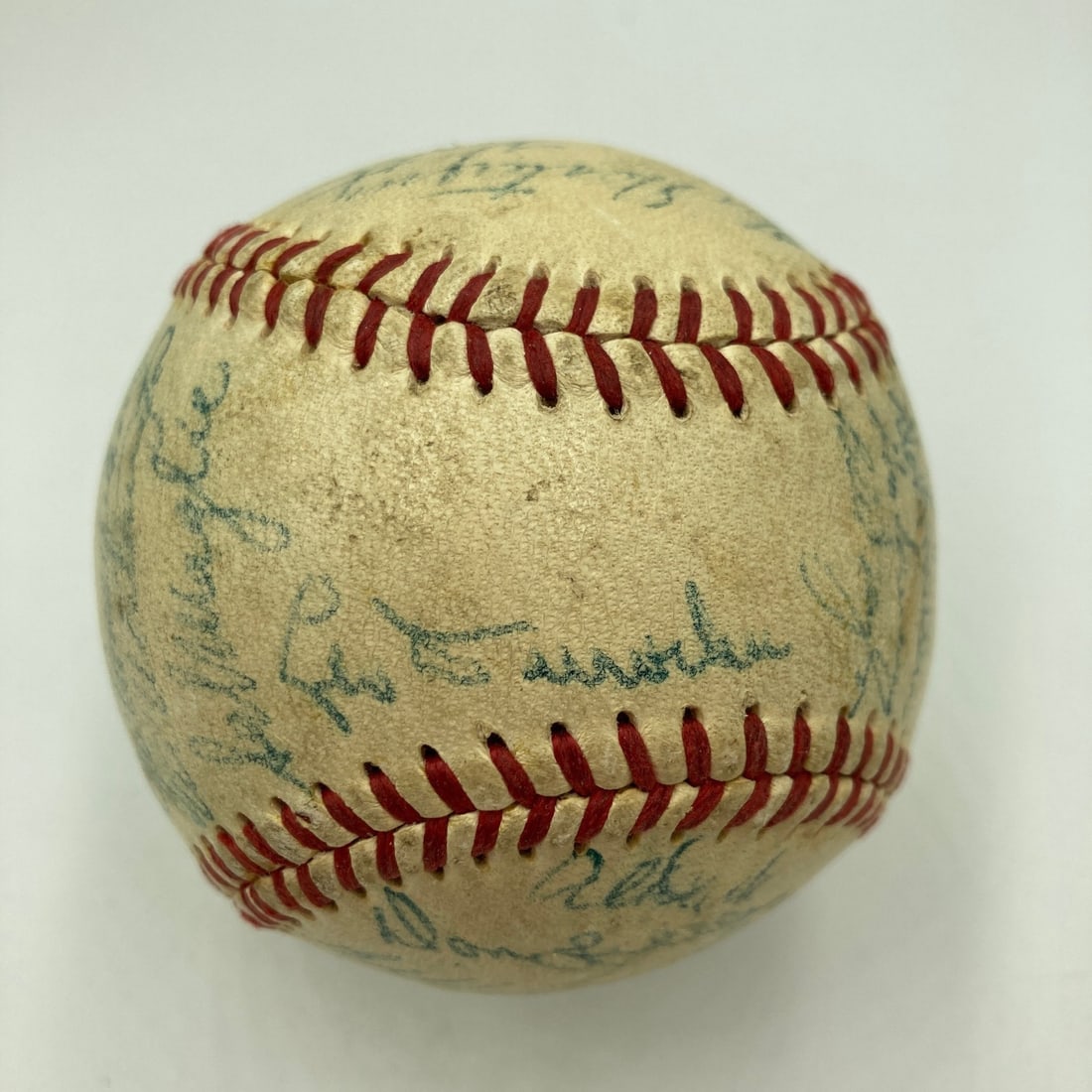 New York Giants 1954 World Series Team Ball Signed by Willie Mays JSA Authenticated (1 of 10)