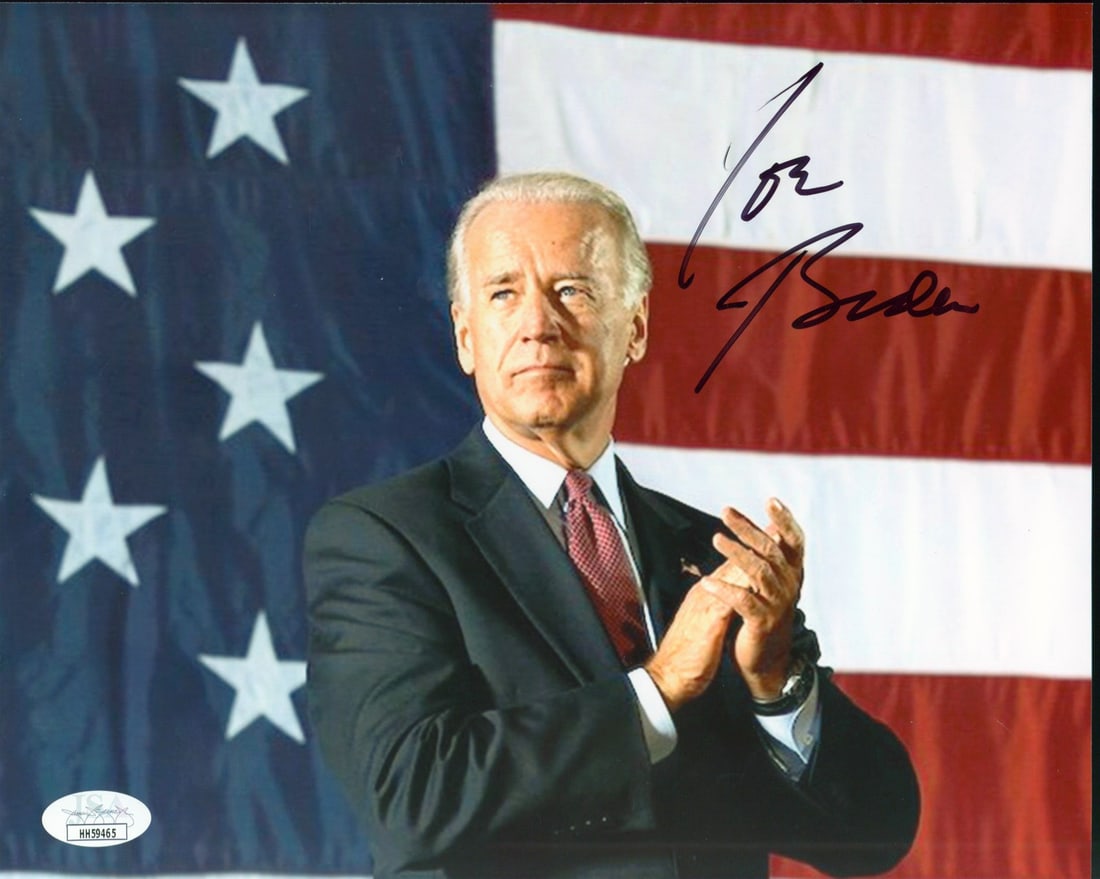 Joseph R Biden Signed 11x14 Photo with JSA COA (1 of 3)