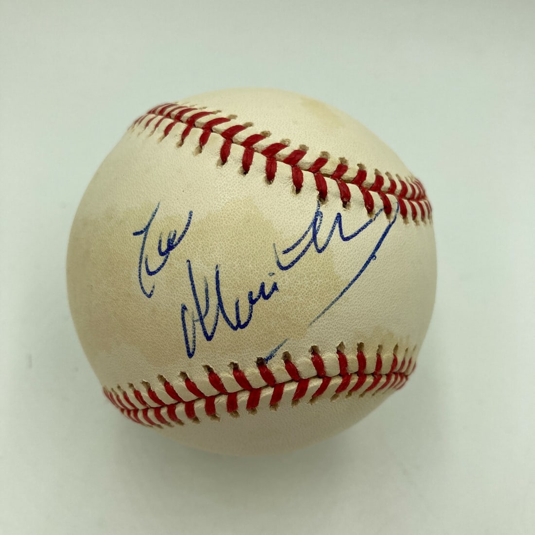 American League Baseball Autographed by Maurice Gibb Bee Gees JSA Certified (1 of 4)