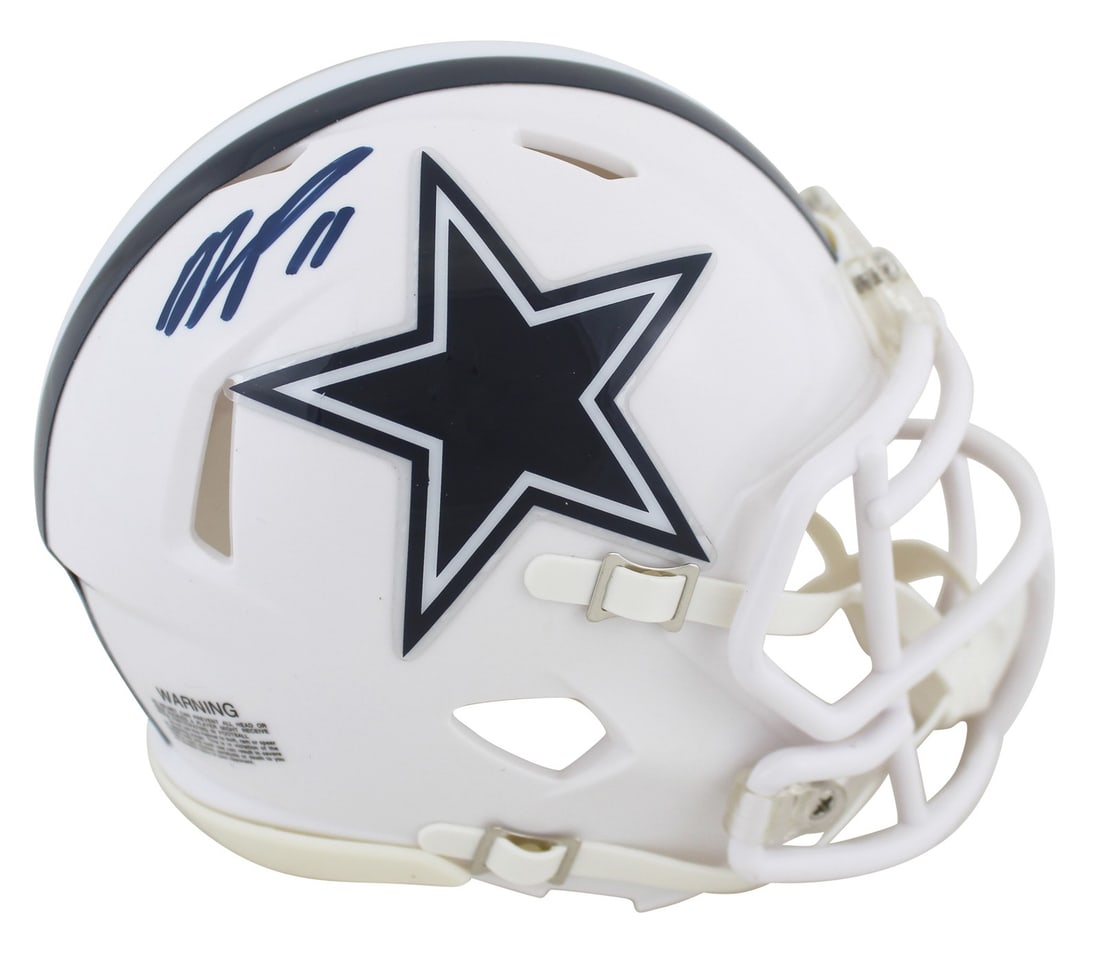 Micah Parsons Signed 2022 Alternate White Speed Mini Helmet Fanatics Authenticated (1 of 2)