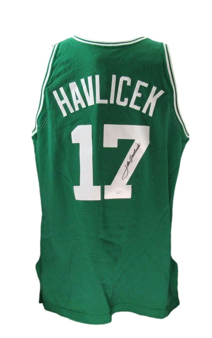 John Havlicek JSA Authenticated Boston Celtics Custom Jersey (1 of 5)