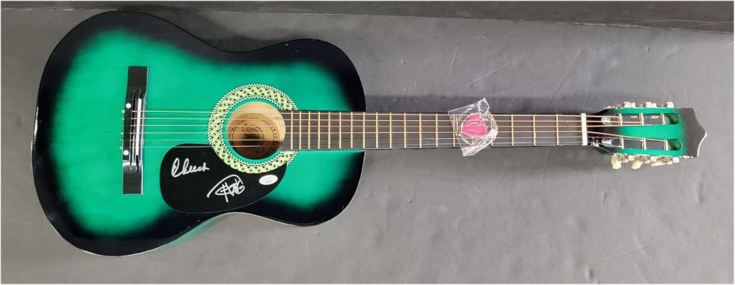 Autographed Acoustic Guitar Signed by Cheech and Chong JSA (1 of 4)