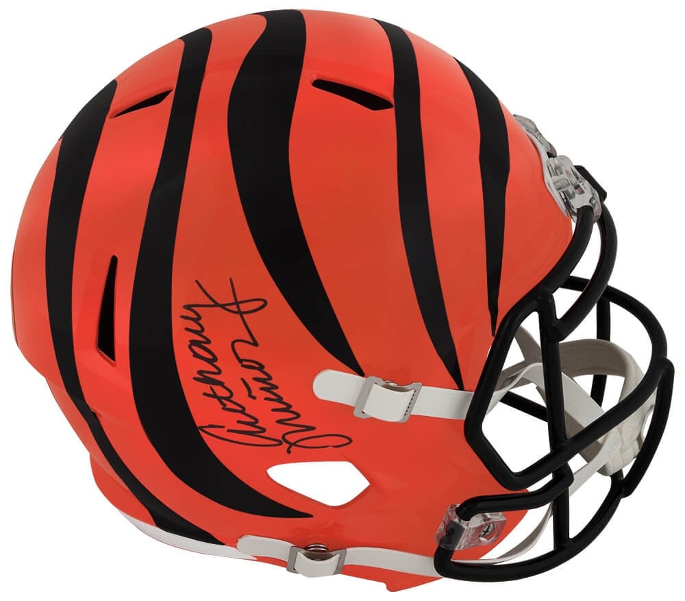 Signed Bengals Riddell full size speed replica helmet Anthony Munoz (1 of 1)