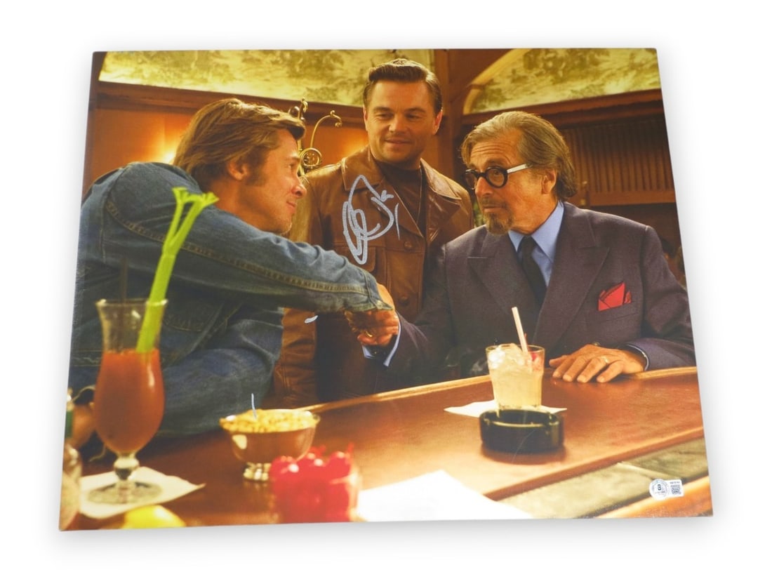 16X20 Canvas Photo Signed by Al Pacino BAS Authenticated: 16X20 Canvas Photo Signed by Al Pacino BAS Authenticated Autographed 16 x 20 canvas photograph signed by Al Pacino, featuring Once Upon a Time in Hollywood. The canvas is professionally mounted and re
