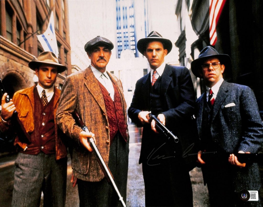 Beckett Authenticated Kevin Costner The Untouchables 11x14 Signed Photo (1 of 1)