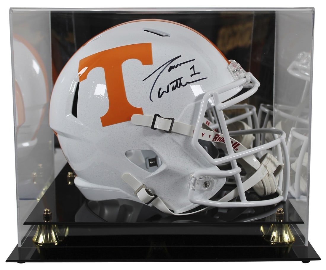 BAS Witnessed Jason Witten Tennessee Volunteers Speed Rep Helmet with Case (1 of 4)