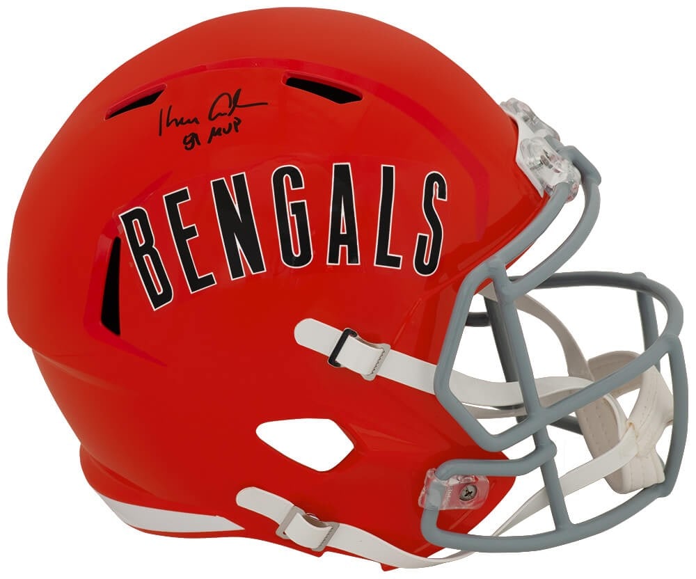 Riddell Bengals throwback full size speed replica helmet Ken Anderson signed (1 of 1)